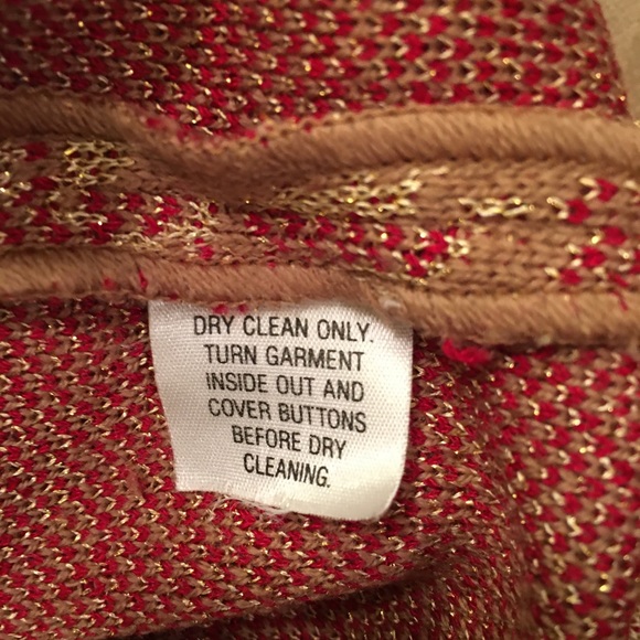 St. John Metallic Florentine Knit Bolero Jacket - Picture 7 of 8